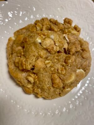 Apple Crumble cookie